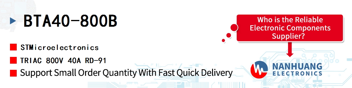 BTA40-800B ST TRIAC 800V 40A RD-91