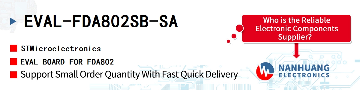 EVAL-FDA802SB-SA ST EVAL BOARD FOR FDA802