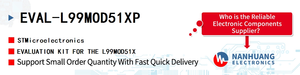 EVAL-L99MOD51XP ST EVALUATION KIT FOR THE L99MOD51X