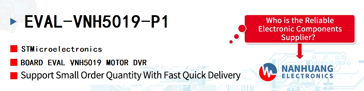 EVAL-VNH5019-P1 ST BOARD EVAL VNH5019 MOTOR DVR