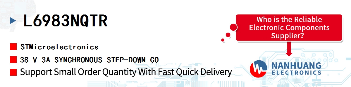 L6983NQTR ST 38 V 3A SYNCHRONOUS STEP-DOWN CO