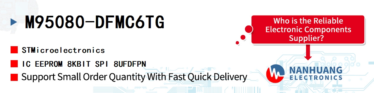 M95080-DFMC6TG ST IC EEPROM 8KBIT SPI 8UFDFPN