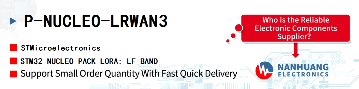 P-NUCLEO-LRWAN3 ST STM32 NUCLEO PACK LORA: LF BAND