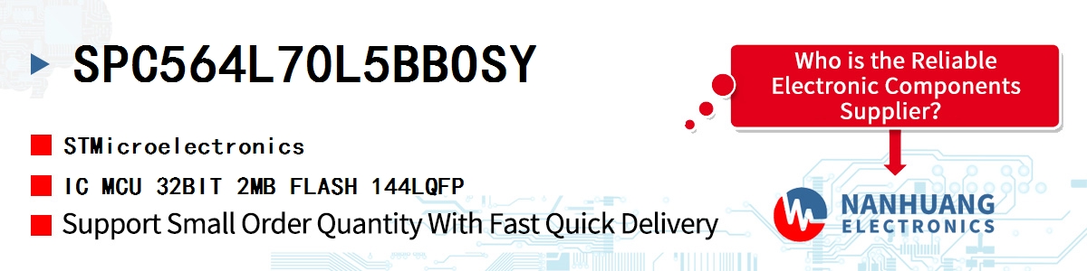 SPC564L70L5BBOSY ST IC MCU 32BIT 2MB FLASH 144LQFP