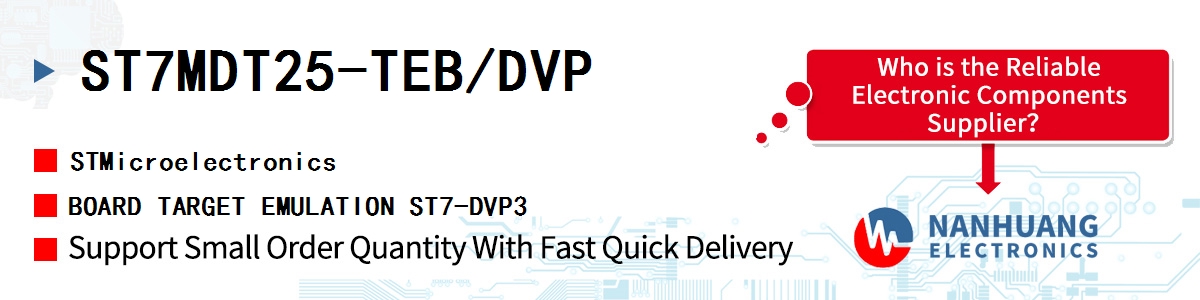 ST7MDT25-TEB/DVP ST BOARD TARGET EMULATION ST7-DVP3