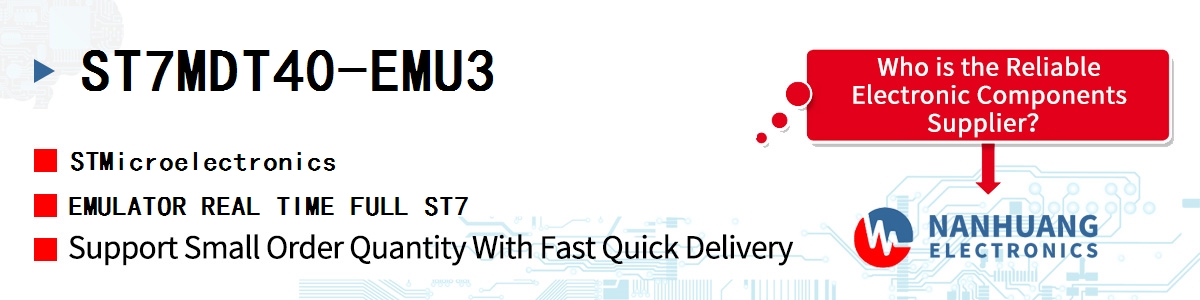 ST7MDT40-EMU3 ST EMULATOR REAL TIME FULL ST7