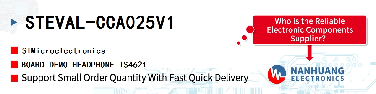 STEVAL-CCA025V1 ST BOARD DEMO HEADPHONE TS4621
