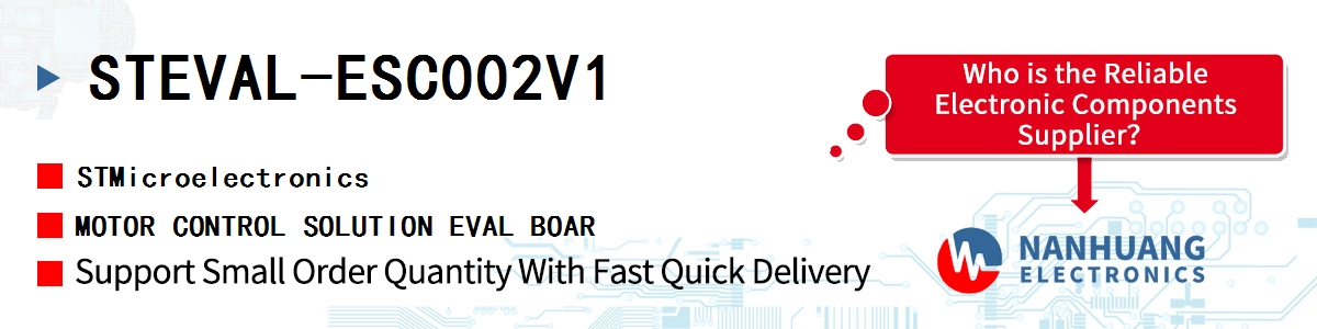 STEVAL-ESC002V1 ST MOTOR CONTROL SOLUTION EVAL BOAR