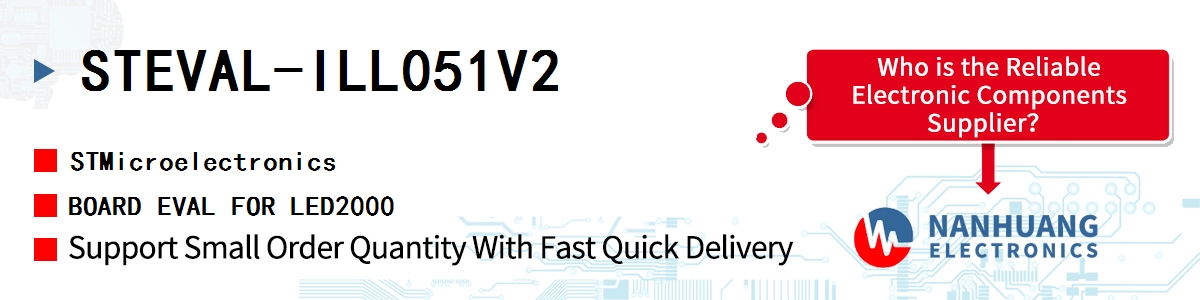 STEVAL-ILL051V2 ST BOARD EVAL FOR LED2000
