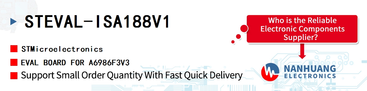 STEVAL-ISA188V1 ST EVAL BOARD FOR A6986F3V3