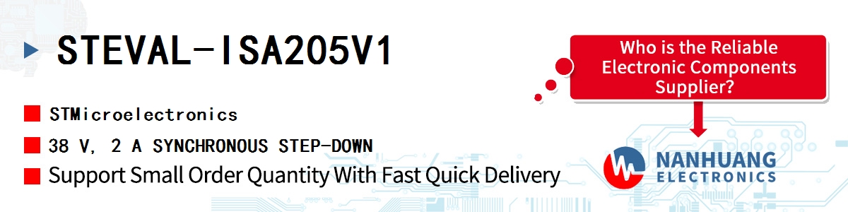 STEVAL-ISA205V1 ST 38 V, 2 A SYNCHRONOUS STEP-DOWN