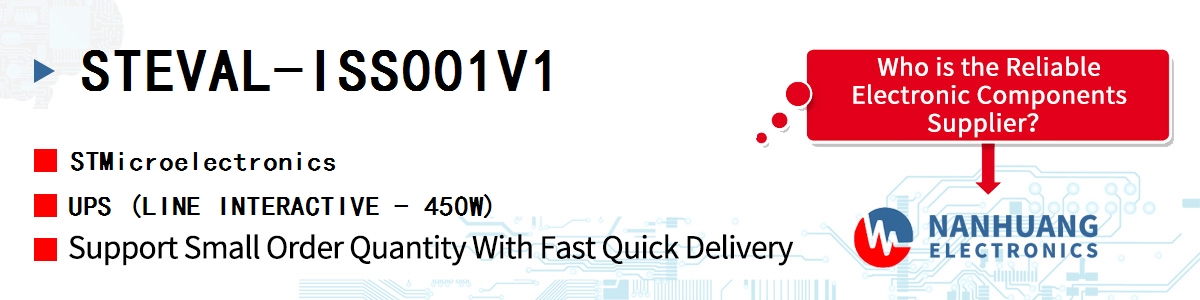 STEVAL-ISS001V1 ST UPS (LINE INTERACTIVE - 450W)
