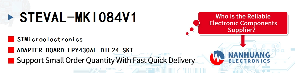 STEVAL-MKI084V1 ST ADAPTER BOARD LPY430AL DIL24 SKT