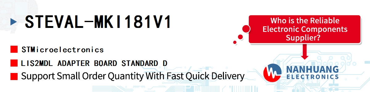 STEVAL-MKI181V1 ST LIS2MDL ADAPTER BOARD STANDARD D