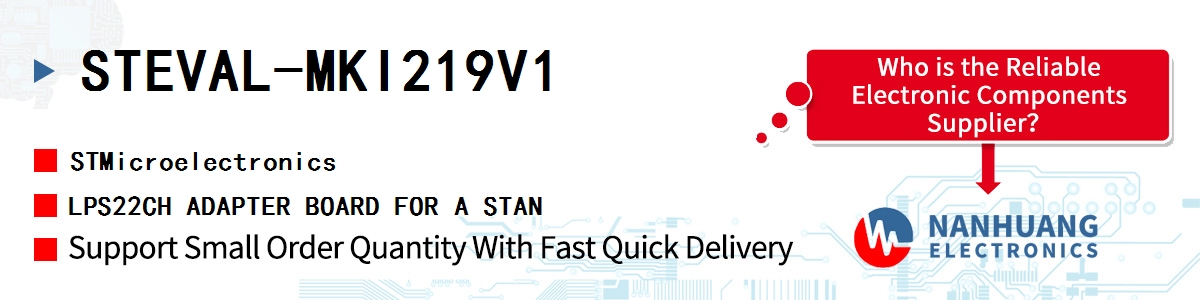STEVAL-MKI219V1 ST LPS22CH ADAPTER BOARD FOR A STAN