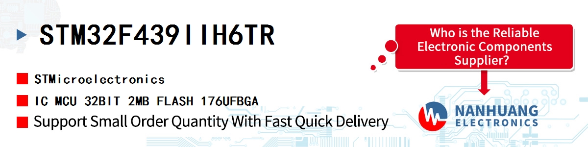 STM32F439IIH6TR ST IC MCU 32BIT 2MB FLASH 176UFBGA