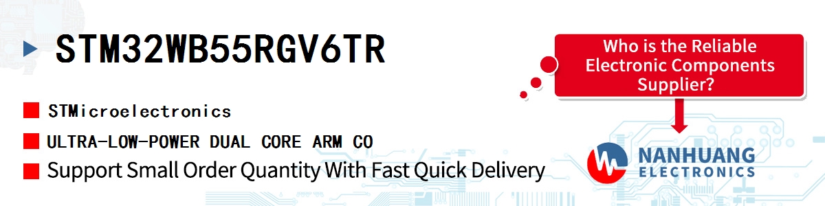 STM32WB55RGV6TR ST ULTRA-LOW-POWER DUAL CORE ARM CO