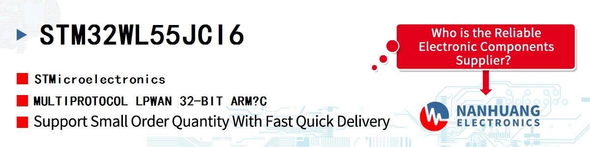 STM32WL55JCI6 ST MULTIPROTOCOL LPWAN 32-BIT ARM?C