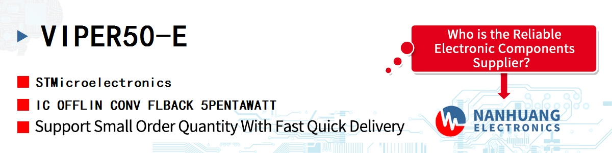 VIPER50-E ST IC OFFLIN CONV FLBACK 5PENTAWATT