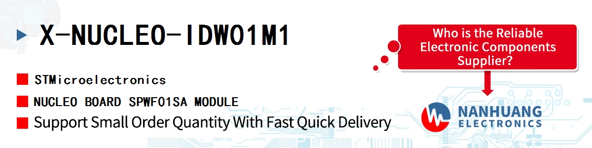 X-NUCLEO-IDW01M1 ST NUCLEO BOARD SPWF01SA MODULE